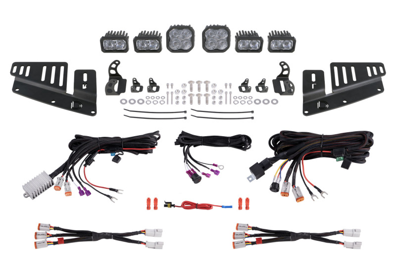 Ford Bronco Fog Lights - Diode Dynamics - Stage Series Fog Pocket Kit - White/Yellow - `21-`25